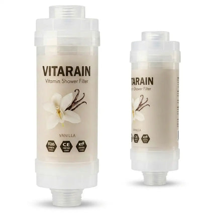 فلتر الشاور الكوري بفيتامين C من VITARAIN برائحة الفانيلا لتقليل الكلور وتحسين ماء الاستحمام, VITARAIN Korean Vitamin C Shower Filter in Vanilla scent for reducing chlorine and improving shower water