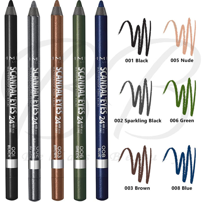 Rimmel London Scandaleyes Kohl Kajal 5 Shades Pack