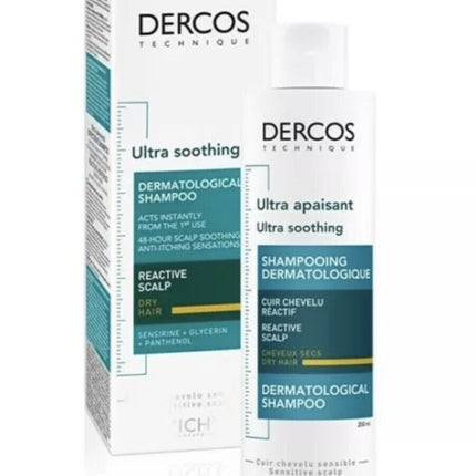 Vichy Dercos Ultra-Soothing Shampoo For Dry Hair 200Ml