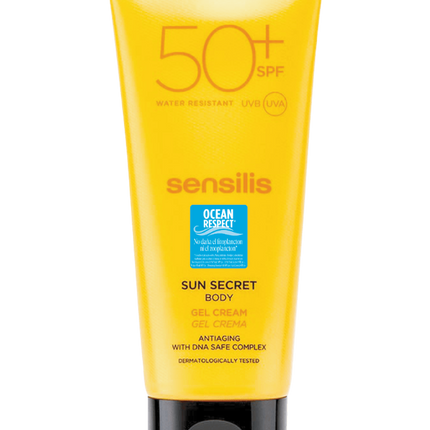 Sensilis Sun Secret Body Gel Cream SPF 50+ Water Resistant