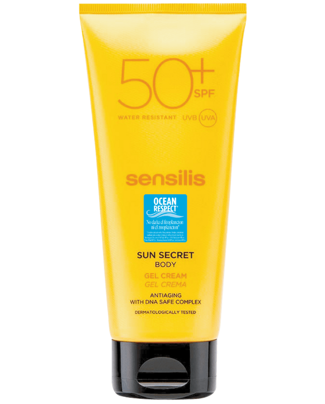 Sensilis Sun Secret Body Gel Cream SPF 50+ Water Resistant
