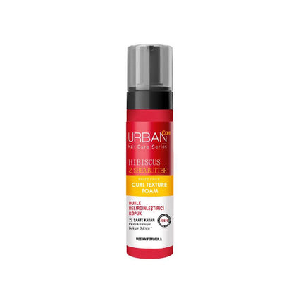 URBAN CARE Hibiscus & Shea Butter Curl Texture Foam 200ml