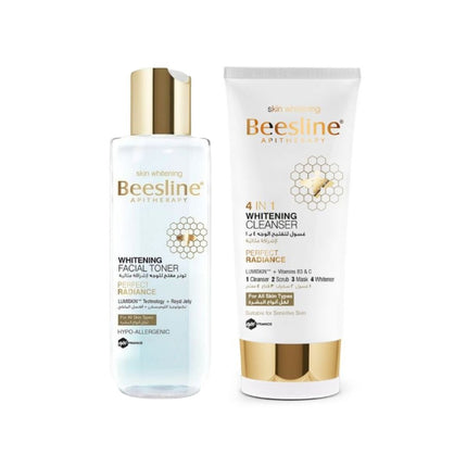 Beesline 4 In 1 Whitening Cleanser 150ml + Whitening Facial Toner 200ml