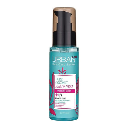 Pure Coconut & Aloe Vera Hair care Serum 75ml + UV Protectant By Urban Care