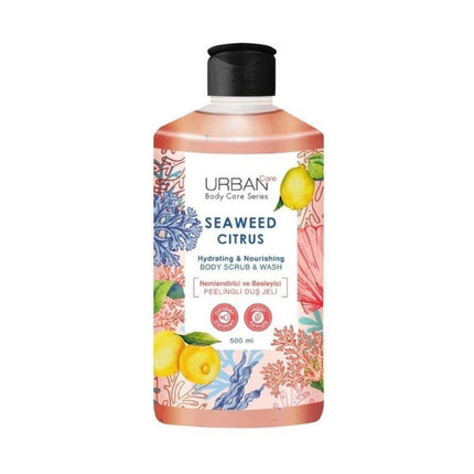 Urban Care Seaweed Citrus Hydrating & Nourishing Body Scrub & Wash 500 ml