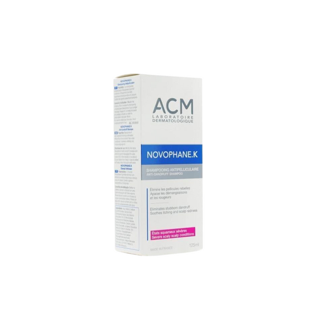 ACM Novophane.K Anti-dandruff Shampoo 125Ml