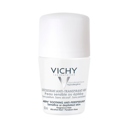 Vichy Anti-Perspirant Deodorant For Sensitive Or Depilated Skin 50Ml