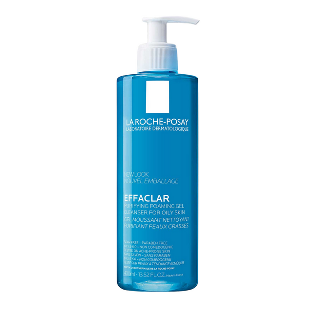 La Roche Posay Effaclar Gel Facial Wash For Oily Sensitive Skin 400Ml
