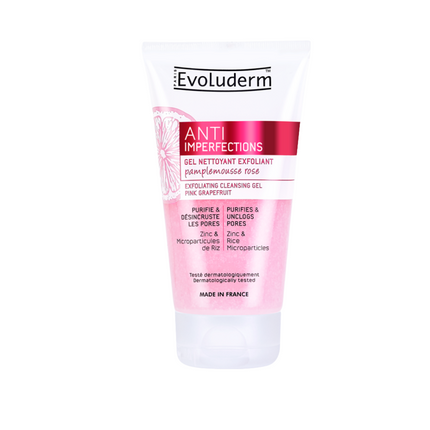 Evoluderm Anti Imperfections Exfoliating Cleansing Gel 150Ml