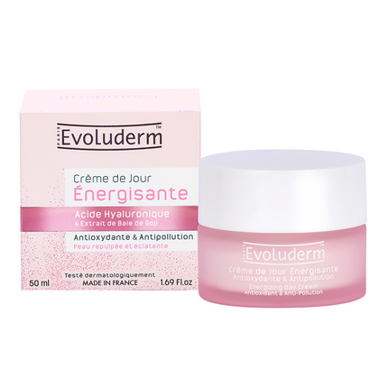 كريم ايفولوديرم النهاري المنشط المضاد للاكسدة والتلوث 50 مل