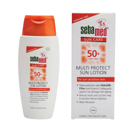لوشن الحماية المتعددة من الشمس SPF+50 من سيباميد، 150 مل