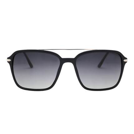 Gravity Square Unisex Polarized Sunglasses-SGT2294BLK