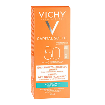 Vichy Capital Soleil SPF 50 BB Tinted Dry Touch Face Fluid 50Ml