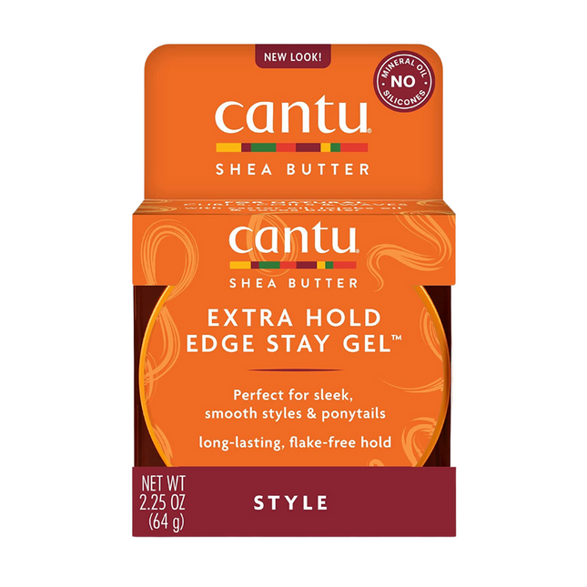 Cantu Extra Hold Edge Setting Gel with Shea Butter – 64 g