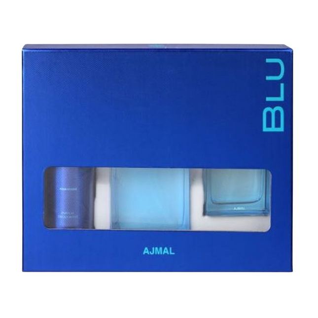 Ajmal Perfume Blu Gift Set For Men