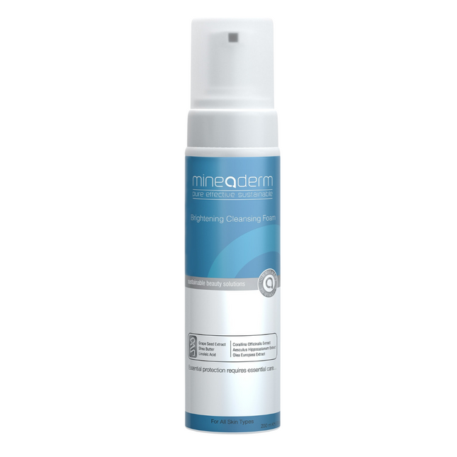 Mineaderm Brightening Cleansing Foam 200Ml