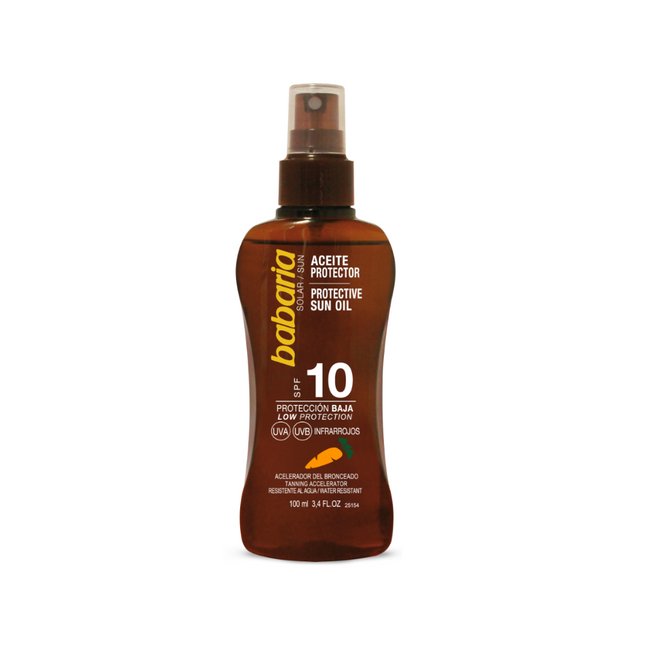 Babaria Tanning Oil SPF10 100Ml