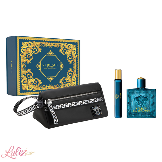 Versace Eros Gift Set For Men
