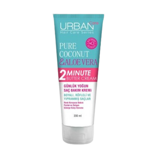 Urban Care Pure Coconut & Aloe Vera 2 Minute Butter Cream 200Ml