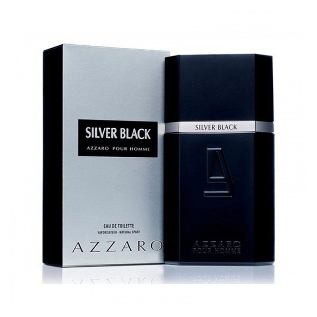 عطر أزارو سيلفر بلاك للرجال - أو دي تواليت، سعة 100 مل