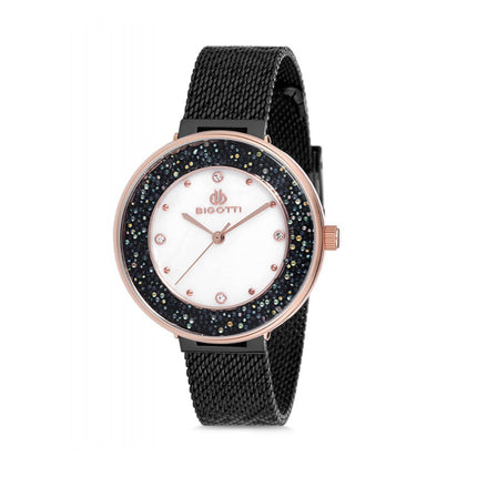 Bigotti Milano Black Stainless Steel BGT0230-4 Women's Watch