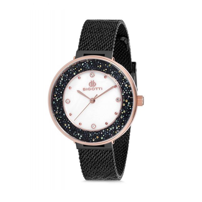 Bigotti Milano Black Stainless Steel BGT0230-4 Women's Watch