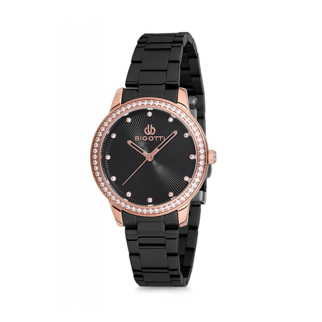 Bigotti Milano Black Steel BGT0259-5 Women's Watch