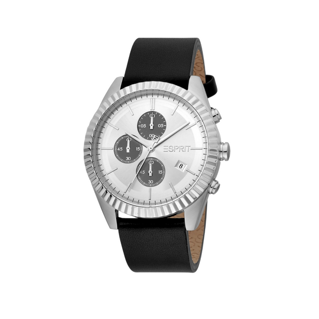 Esprit ES1G277L0015 Chronograph Black Leather Men's Watch