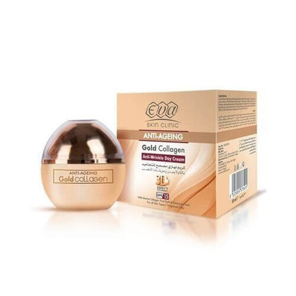 Eva Skin Clinic Skin Anti Ageing Gold Collagen Night Eye Contour Cream 15Ml