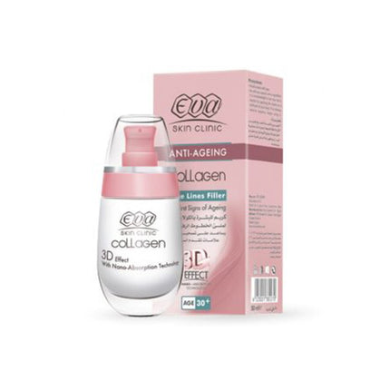 Eva Skin Clinic Skin Anti Ageing Collagen Fine Lines Filler 50Ml