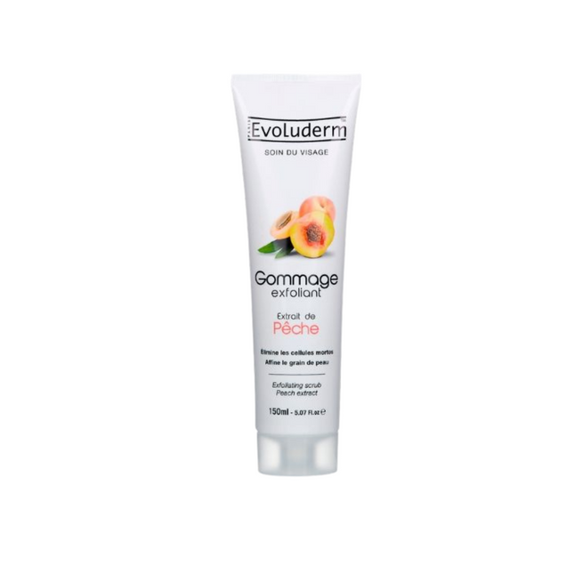 Evoluderm Exfoliating Scrub with Peach Extract 150ml
