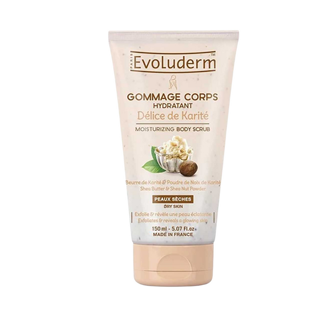 Evoluderm Délice de Karité Moisturizing Body Scrub 150Ml