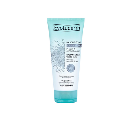 Evoluderm Radiance Mask with White Clay 100Ml