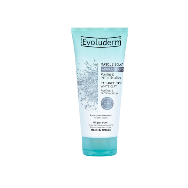 Evoluderm Radiance Mask with White Clay 100Ml