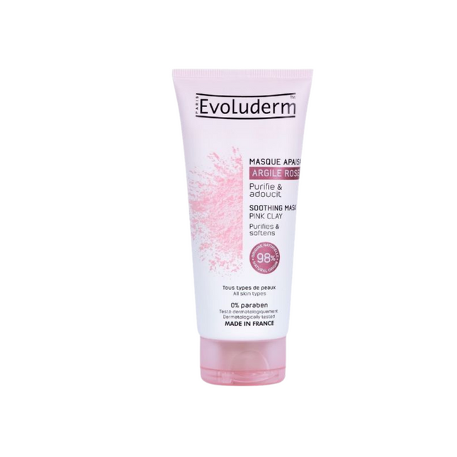 Evoluderm Soothing Mask with Pink Clay 100Ml