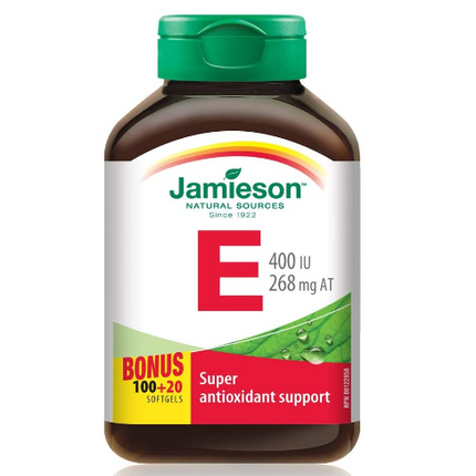 Jamieson Vitamin E - 120 Softgels