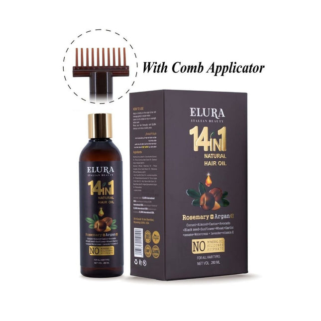 Elura 14 In 1 Natural Hair Oil 280Ml