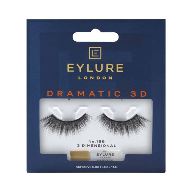 Eylure Dramatic 3d Black Strip 196 False Eyelashes