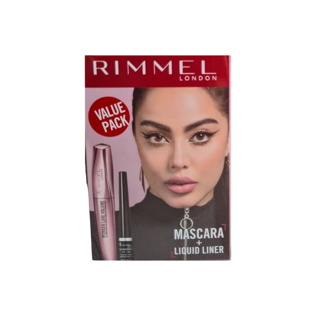 Rimmel London Mascara + Free Liquid Eyeliner Set