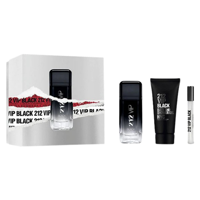 212 VIP Black 100ml Eau de Parfum and Shower Gel