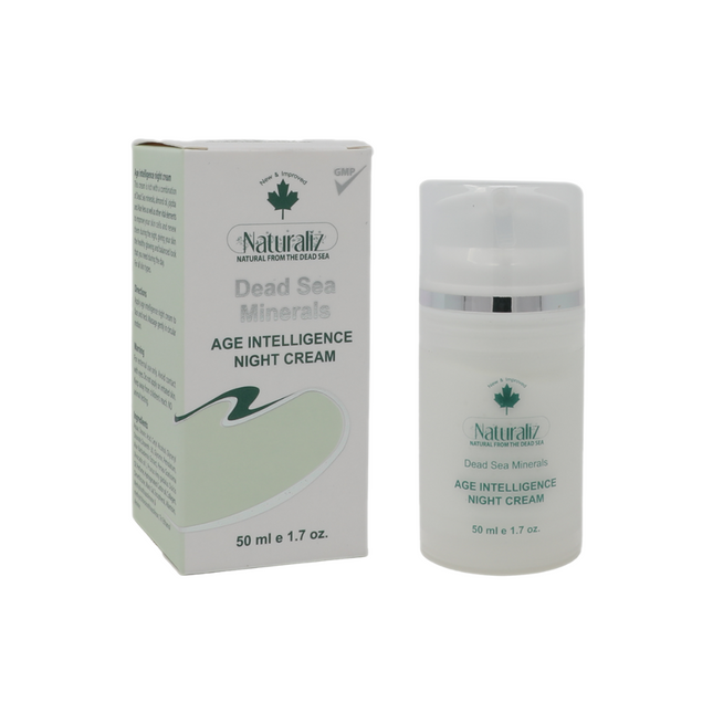 Naturaliz Dead Sea Minerals Age Intelligence Night Cream