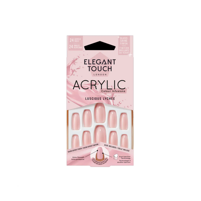 Elegant Touch Acrylic - Lucious Lychee
