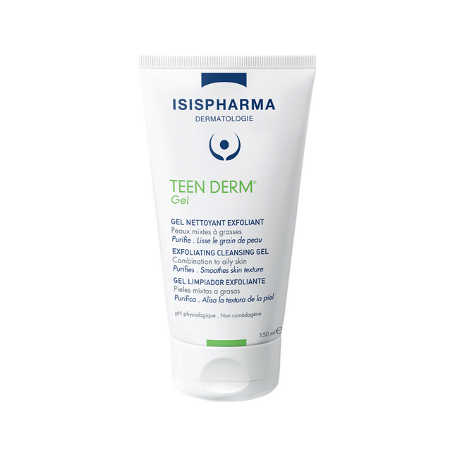 Isispharma Teen Derm Exfoliating Cleansing Gel 150Ml