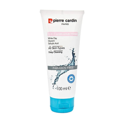Pierre Cardin 3 In 1 Wash Scrub Mask 100Ml