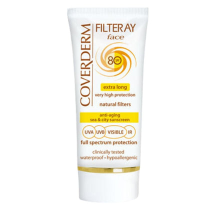 Coverderm Filteray Face SpF 80 Extra Long Very High Protection Cream 50ml