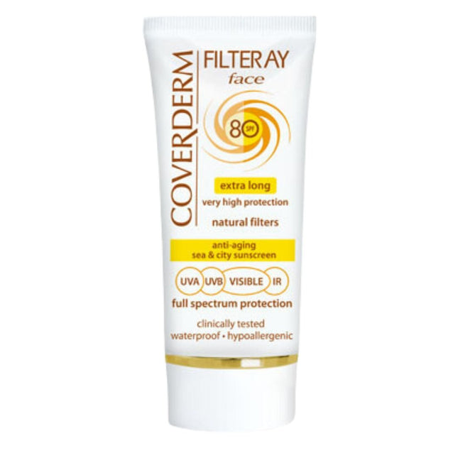 Coverderm Filteray Face SpF 80 Extra Long Very High Protection Cream 50ml