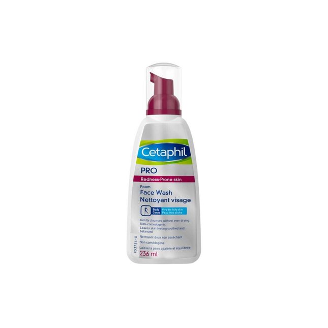 Cetaphil Pro Redness Prone Skin Foam Face Wash 236Ml