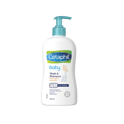 Cetaphil Baby Wash And Shampoo With Organic Calendula 400Ml